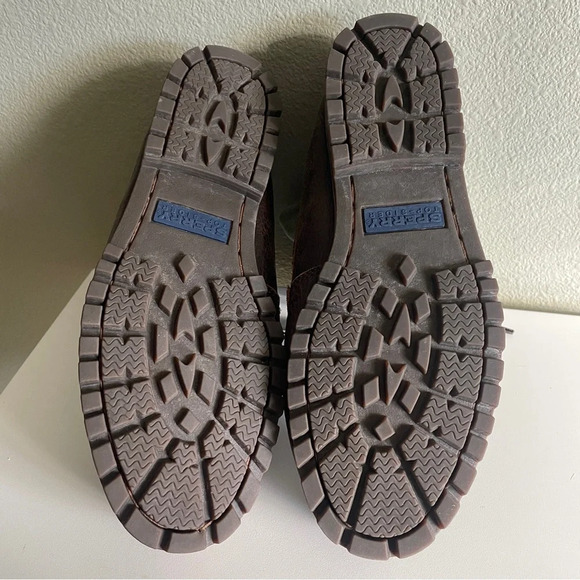 Sperry Top Sider Carson Brown Leather and Canvas Boots - Picture 8 of 10